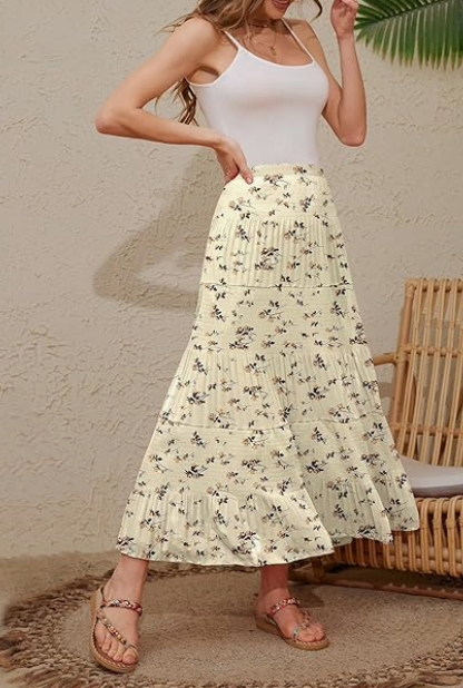 Anka | Colorful Maxi Skirt