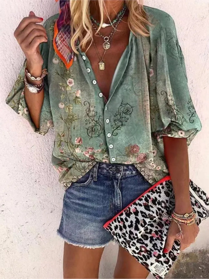 Carly | Airy Elegant Boho Blouse
