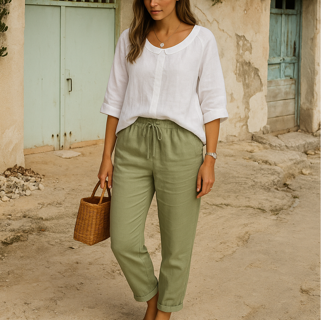 Eloise | Summer Pants with Linen