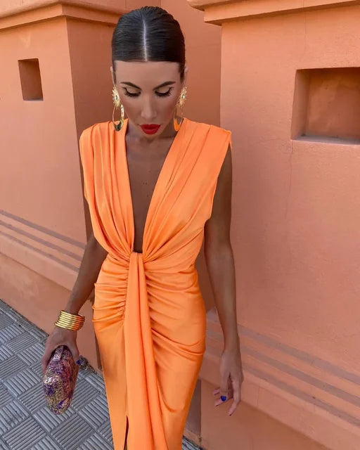 Sofia | Elegant Pleated Dress