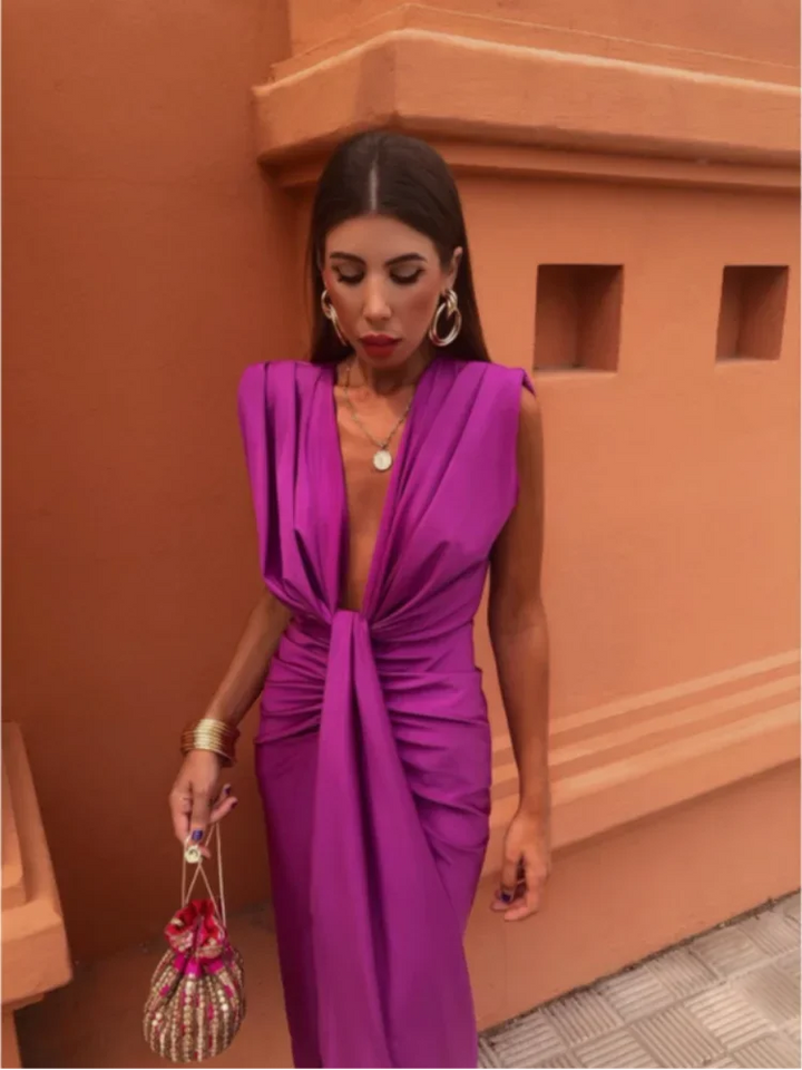 Sofia | Elegant Pleated Dress