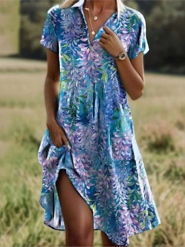 Riana | Airy V-neck Summer Dress