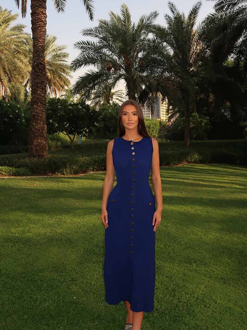 Charlotte | Maxi dress in georgette
