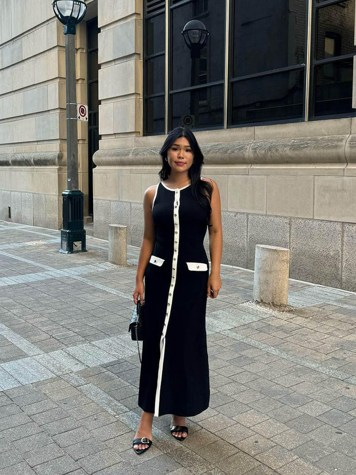 Charlotte | Maxi dress in georgette