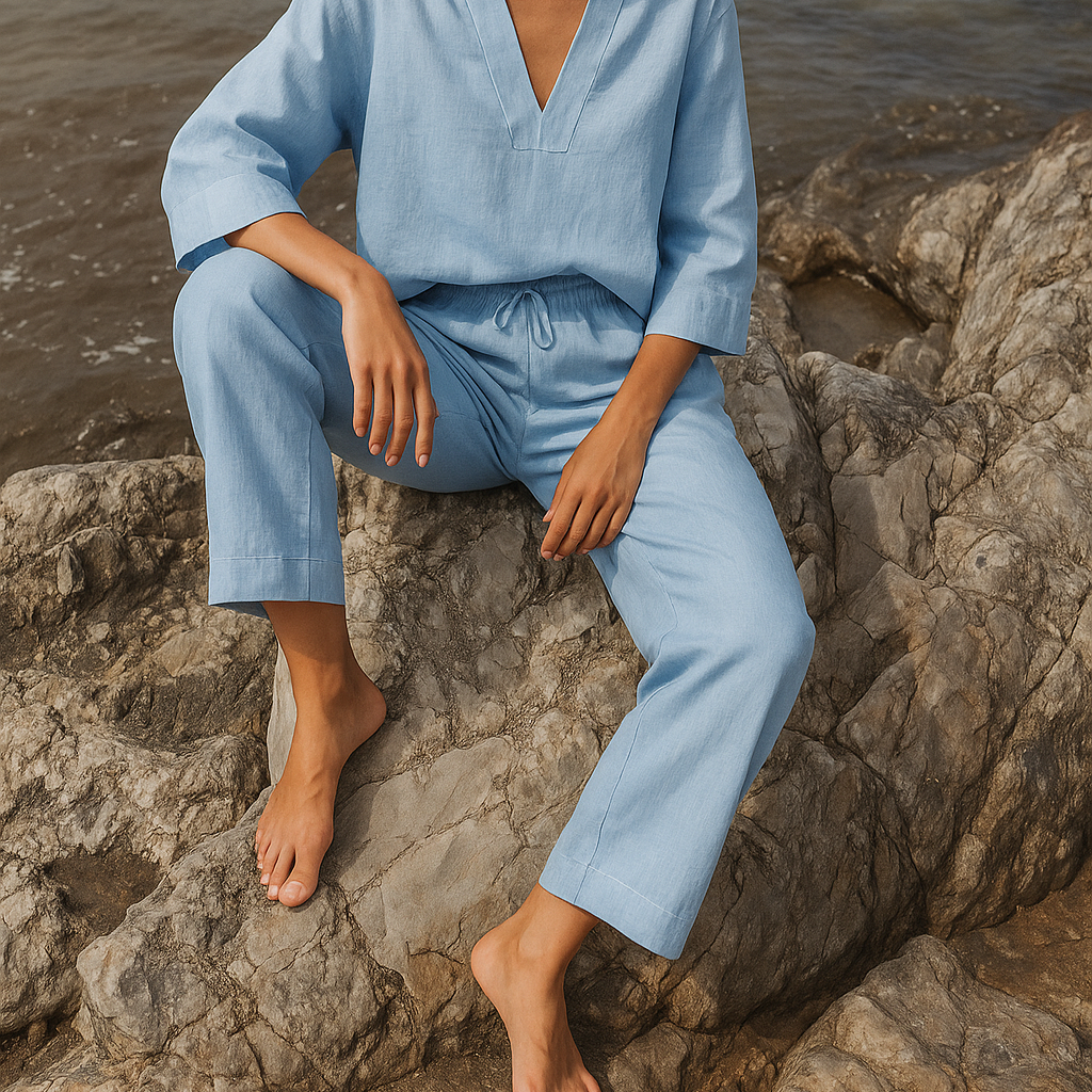 Eloise | Summer Pants with Linen