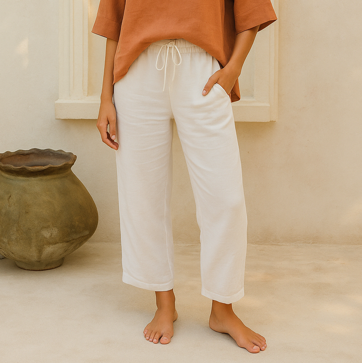 Eloise | Summer Pants with Linen