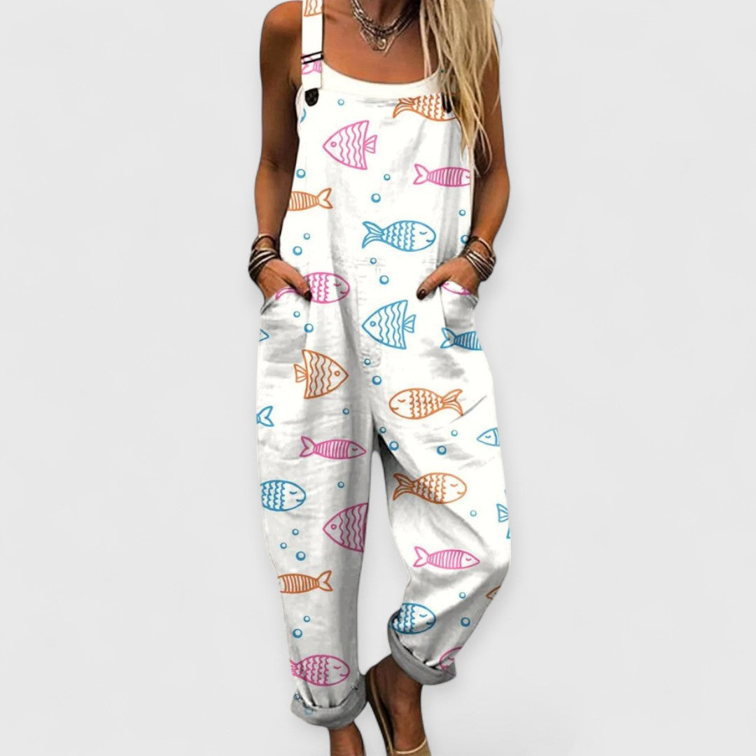 Ella - Vintage Wide Jumpsuit