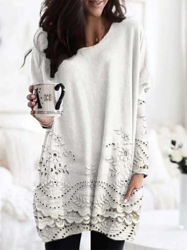 Clarissa™ - Comfortable Printed Sweater