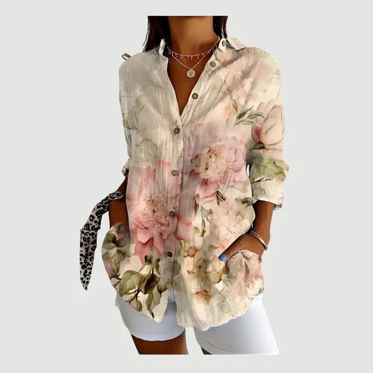Amalie™ | Blouse with Colorful Design