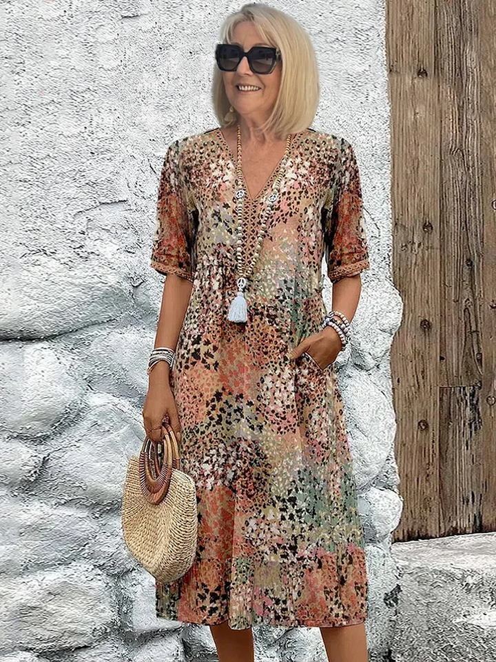 Colette | Vibrating Midi Dress