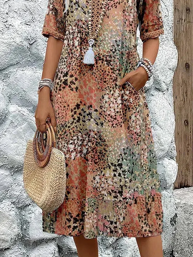 Colette | Vibrating Midi Dress