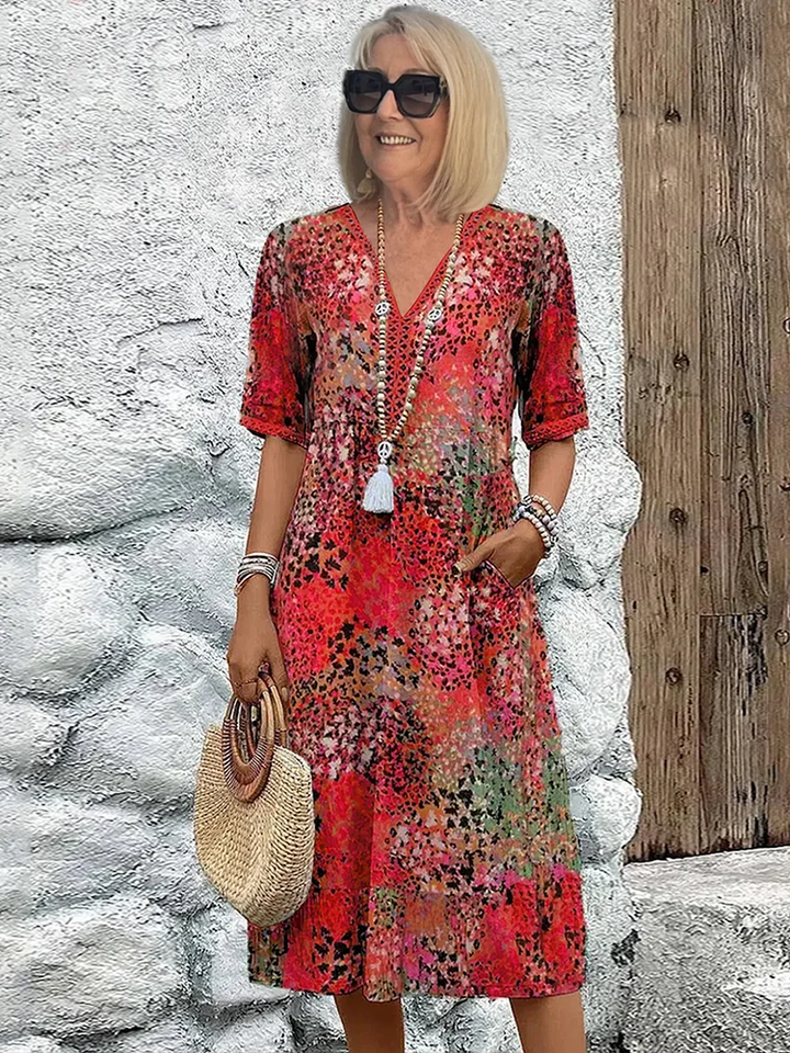 Colette | Vibrating Midi Dress