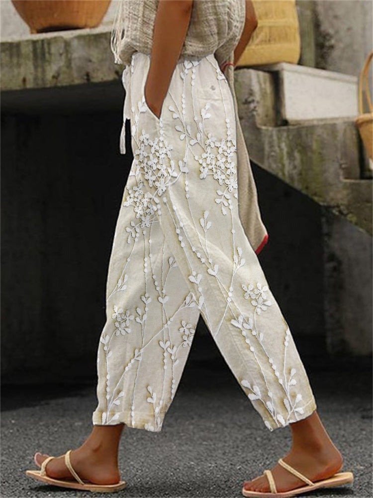 Aviora™ - Vine Printed Pants