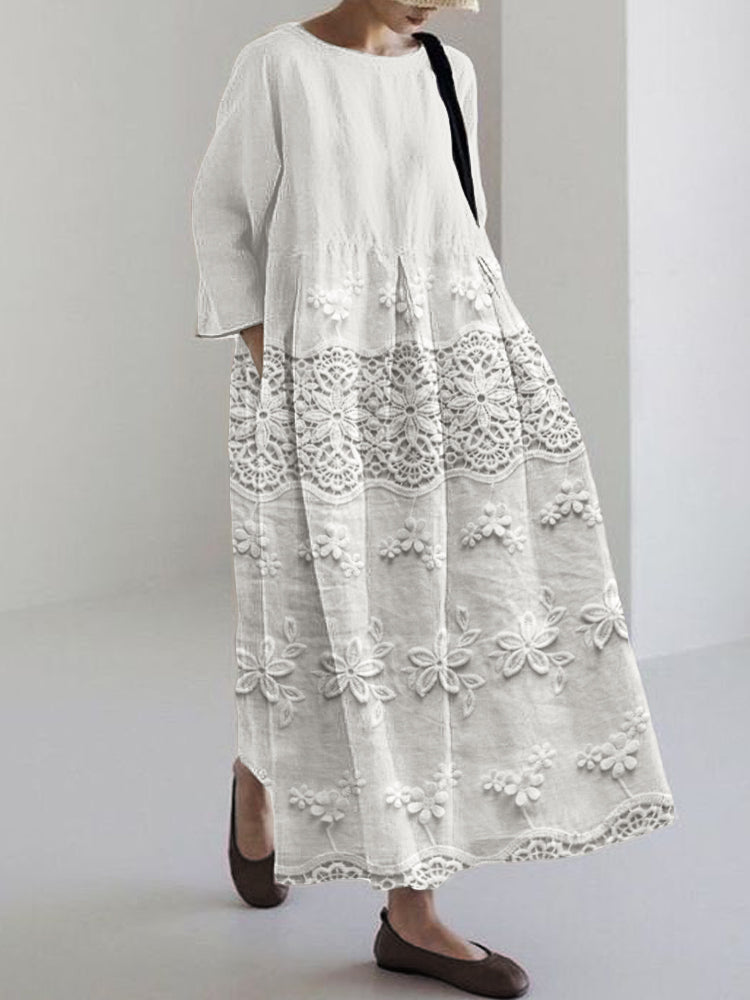 Thalina™ - Printed Lace Dress