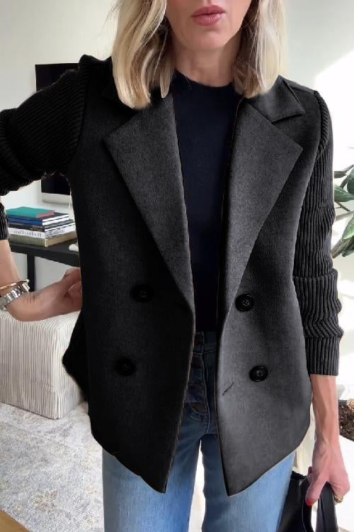 WANDA | Jacket with Knit Sleeves