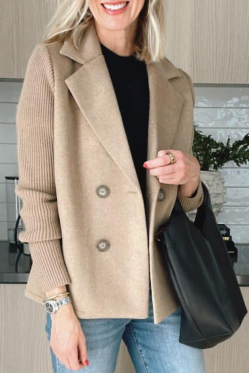 WANDA | Jacket with Knit Sleeves