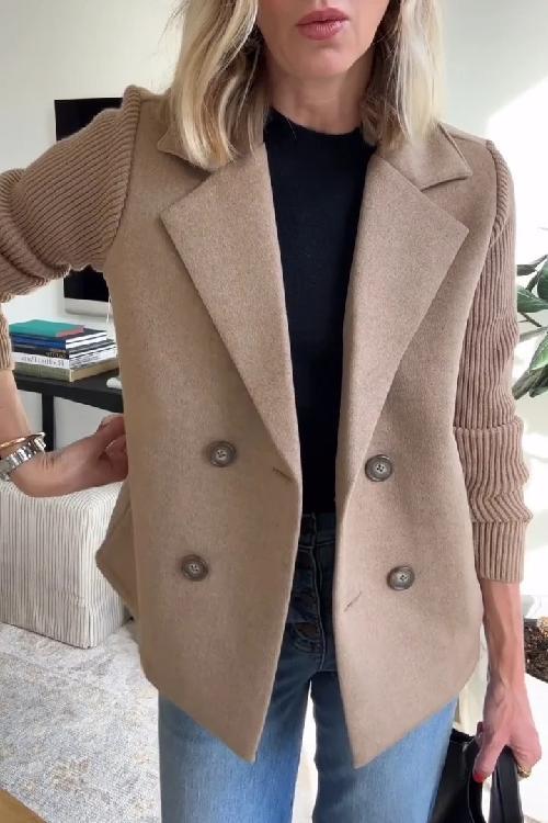 WANDA | Jacket with Knit Sleeves