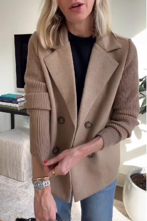 WANDA | Jacket with Knit Sleeves