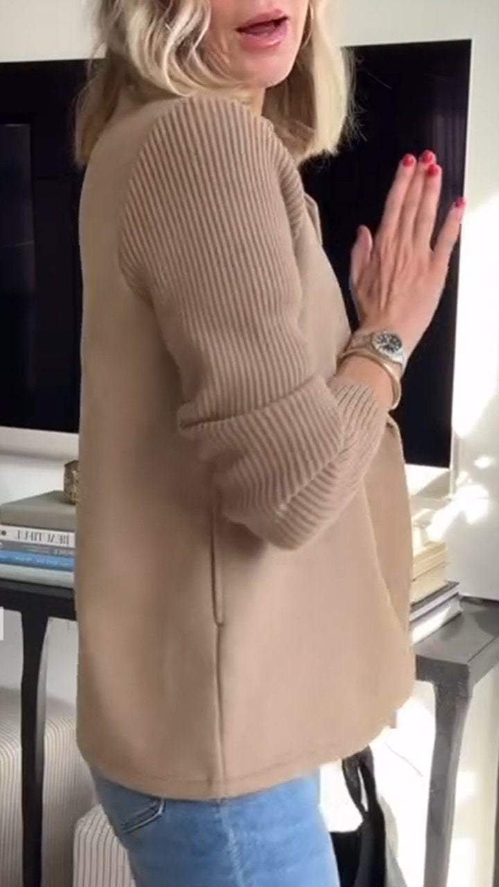 WANDA | Jacket with Knit Sleeves