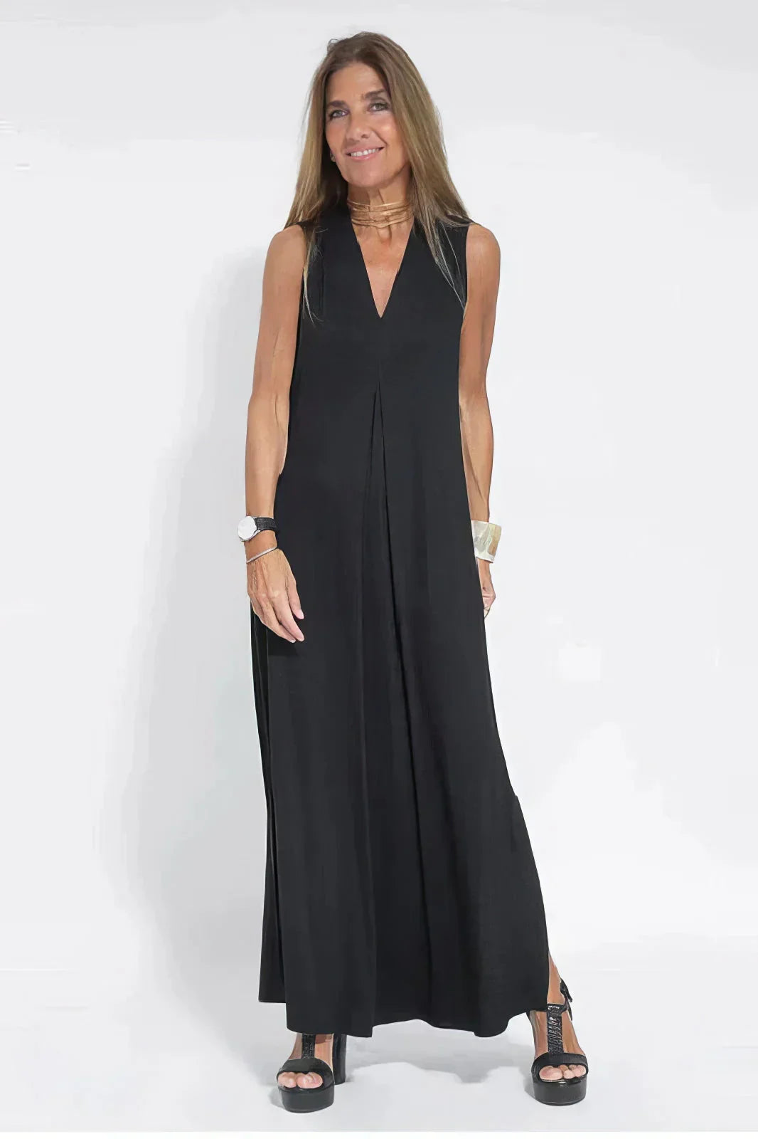 Nicole™ | Elegant Maxi Dress with Matching Cardigan