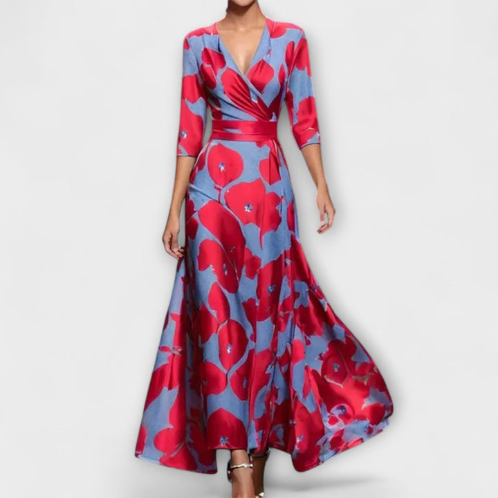 Flavia™ | Elegant Women's Dress with Sleeve Design
