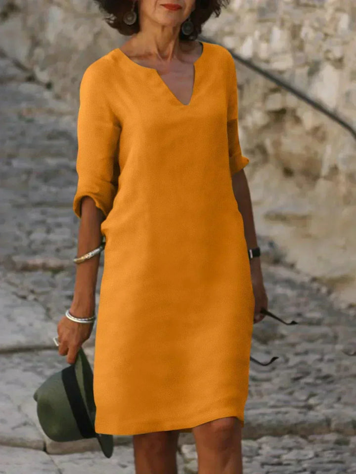 Beatrice™ | Elegant Dress with Refined V-Neck