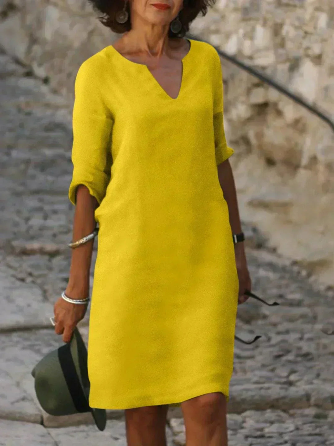 Beatrice™ | Elegant Dress with Refined V-Neck