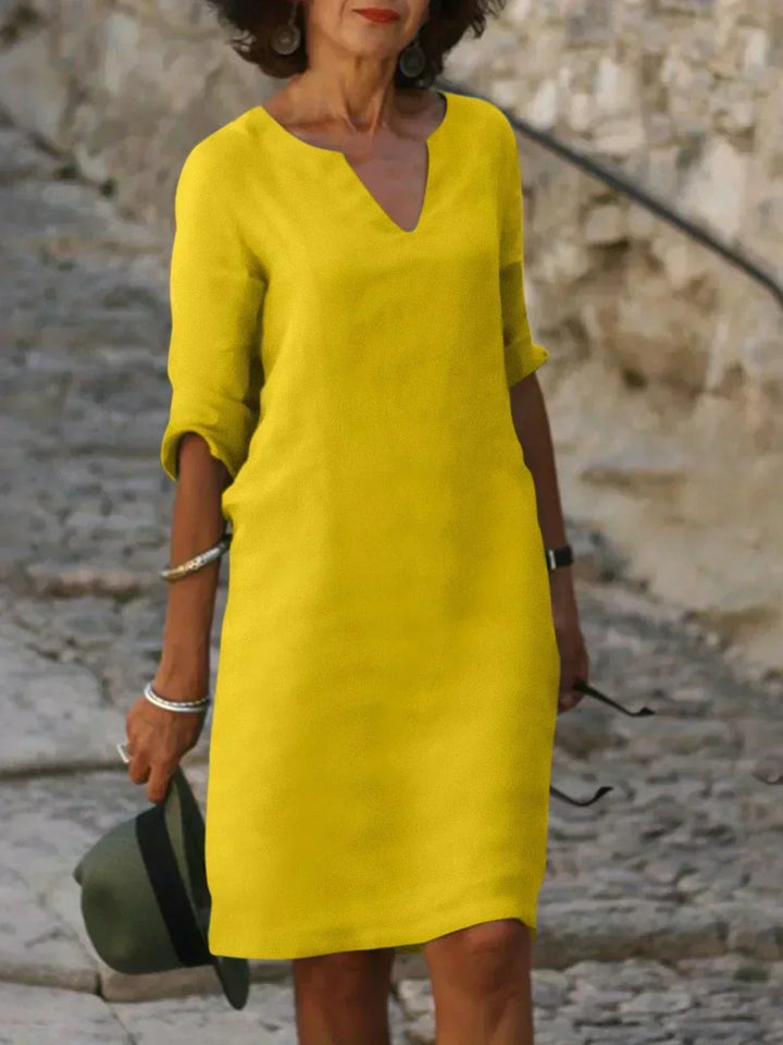 Beatrice™ | Elegant Dress with Refined V-Neck