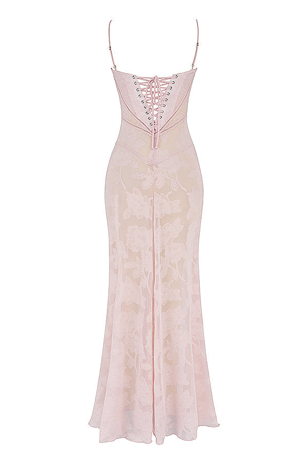 Paulette™ | Elegant Long Dress with Corset