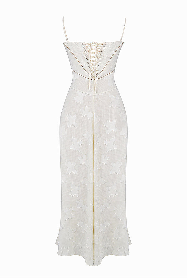 Paulette™ | Elegant Long Dress with Corset