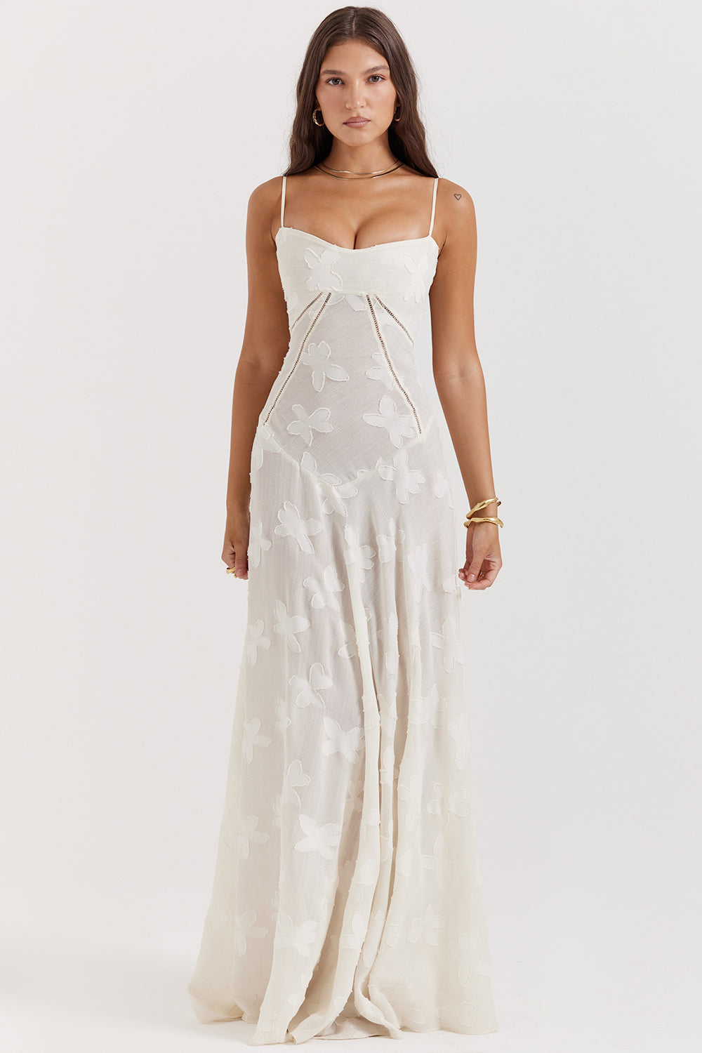 Paulette™ | Elegant Long Dress with Corset