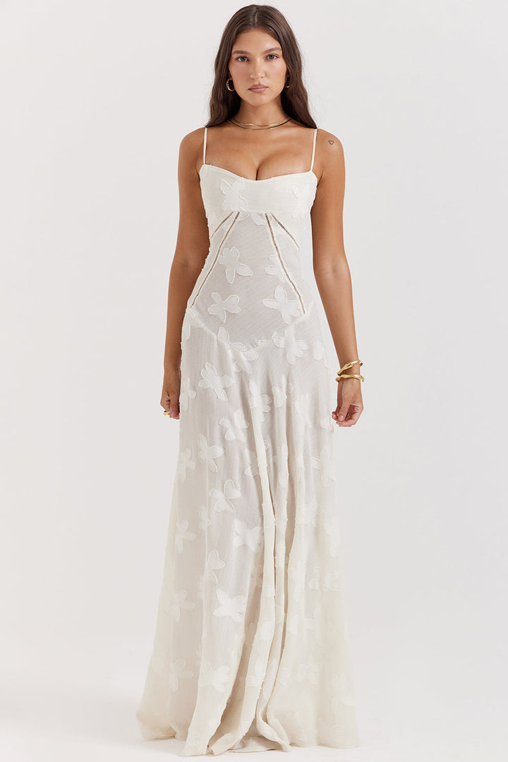 Paulette™ | Elegant Long Dress with Corset