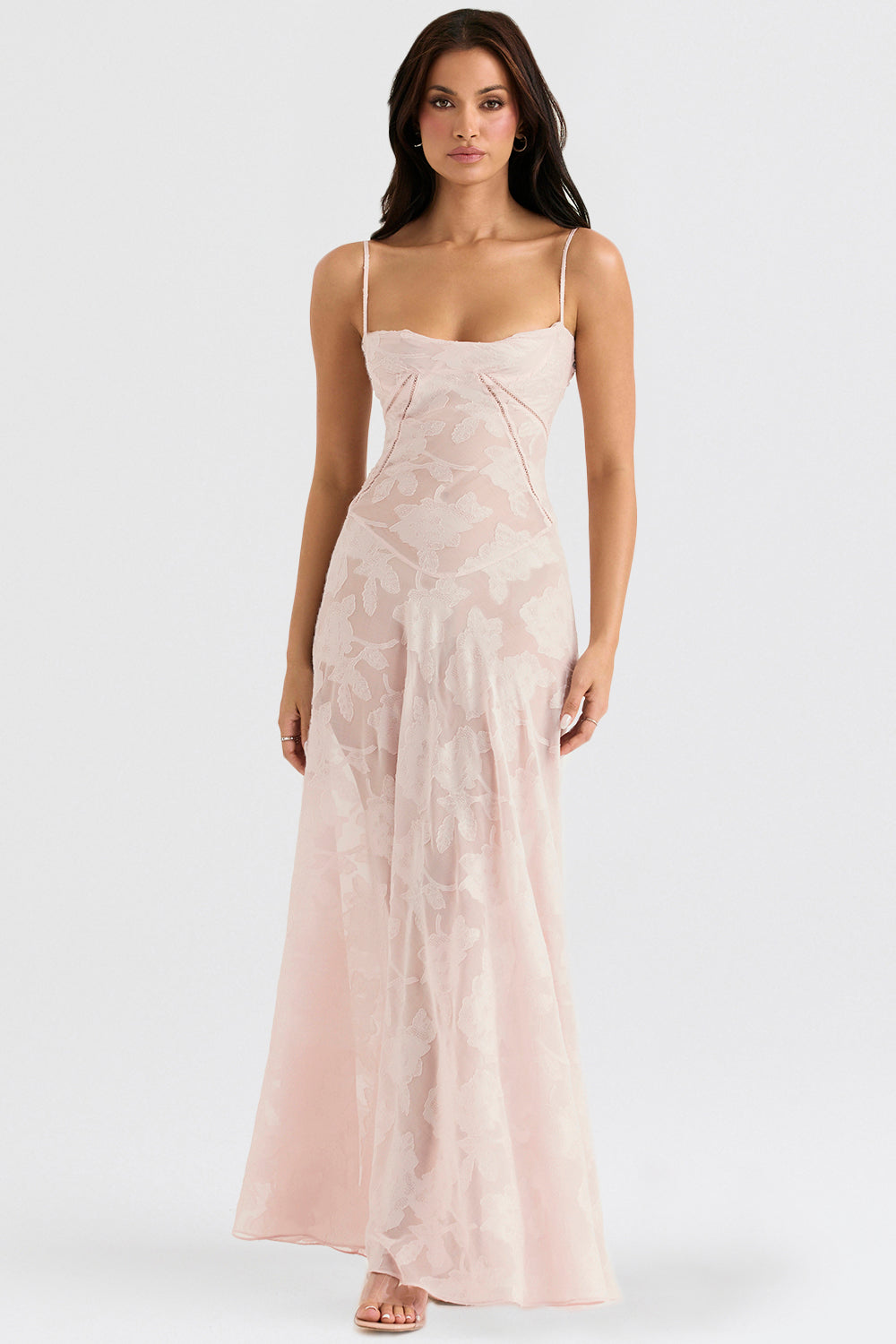Paulette™ | Elegant Long Dress with Corset
