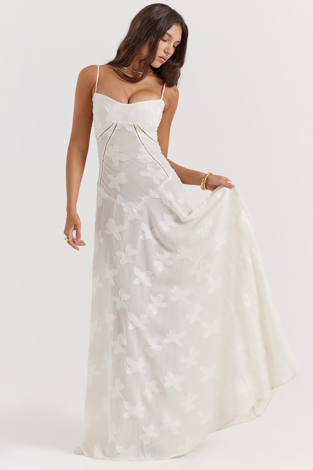 Paulette™ | Elegant Long Dress with Corset