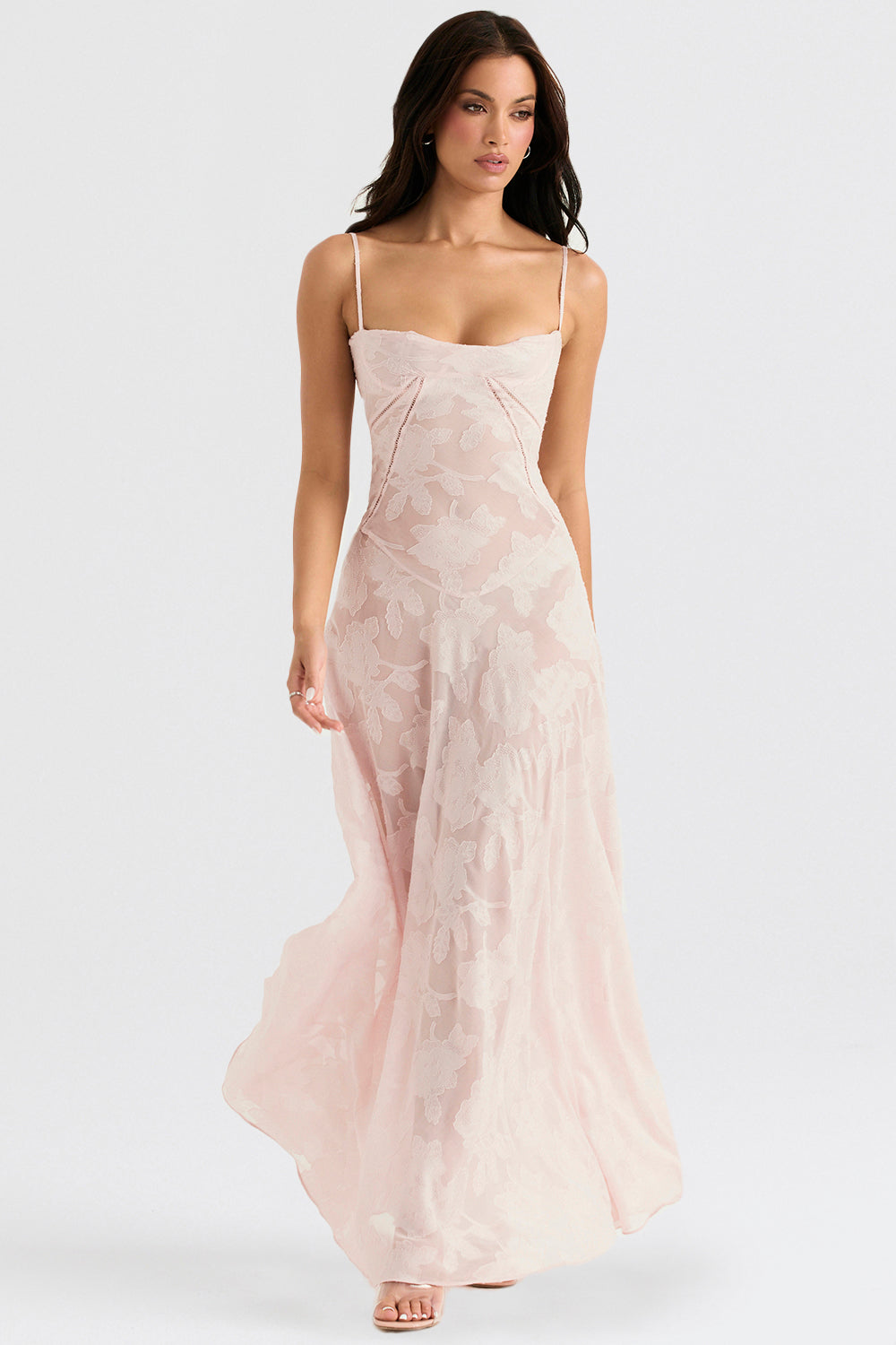 Paulette™ | Elegant Long Dress with Corset