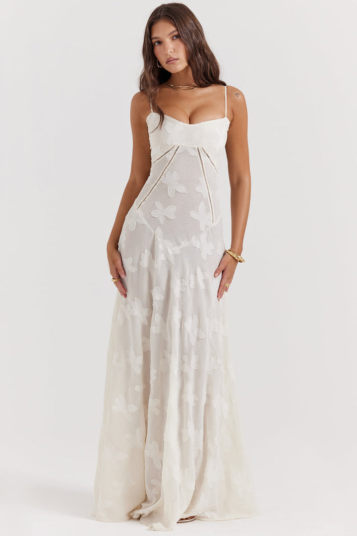 Paulette™ | Elegant Long Dress with Corset