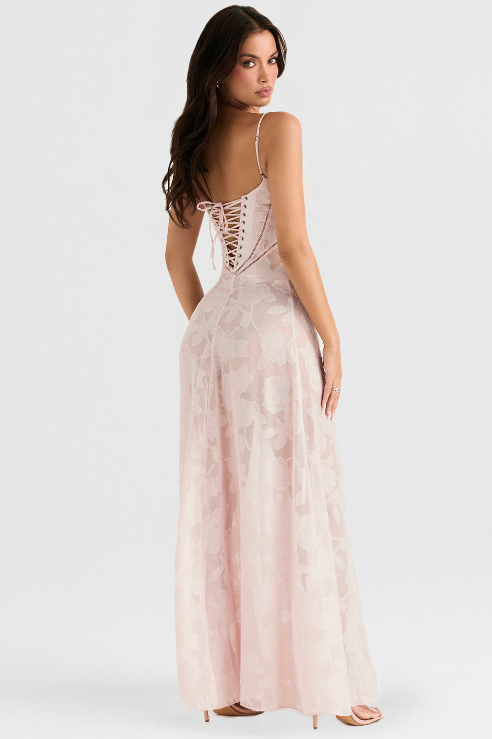 Paulette™ | Elegant Long Dress with Corset