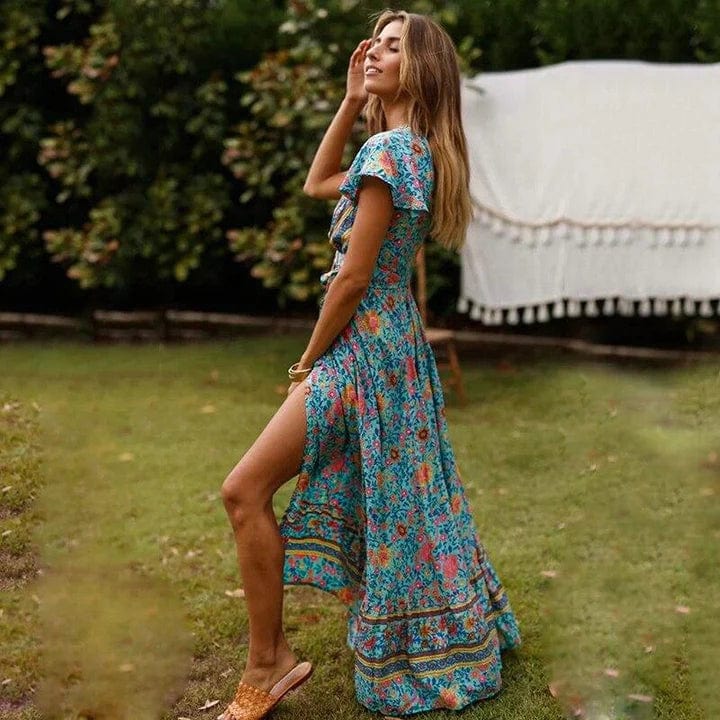 Veronica | Maxi Dress With High Split