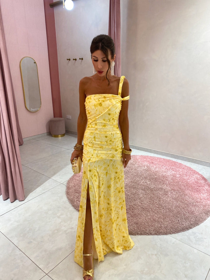 Ariella | Asymmetrical One Shoulder Evening Dress