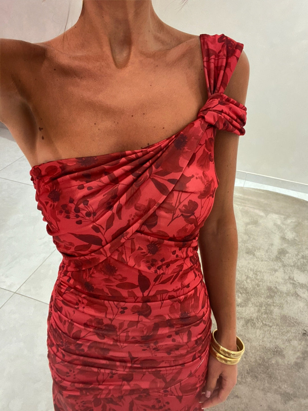 Ariella | Asymmetrical One Shoulder Evening Dress