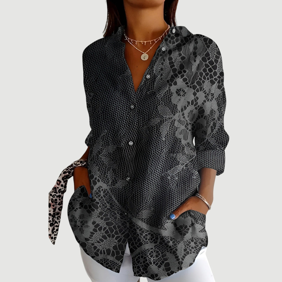 Mathilde™ | Blouse with Colorful Design