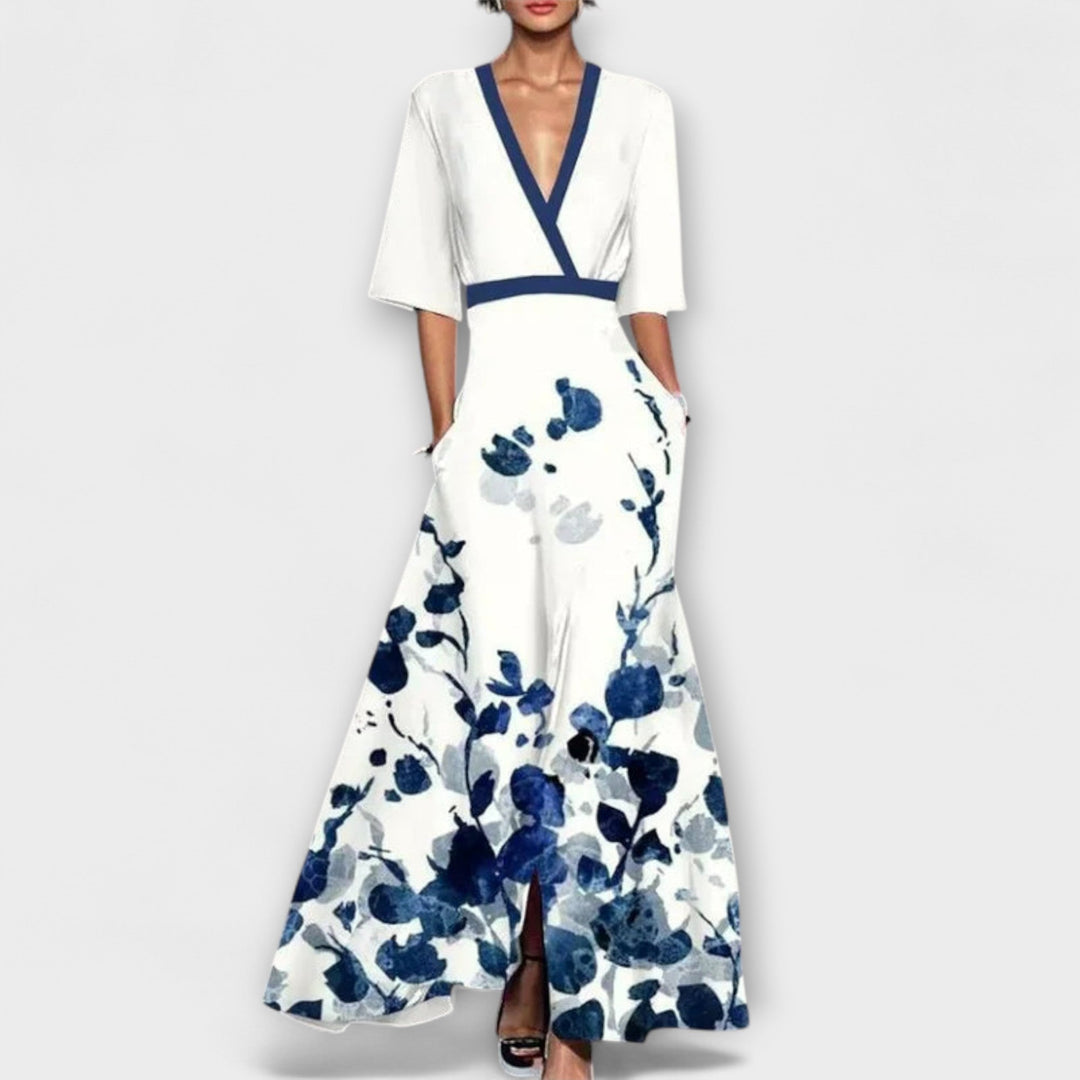 Flavia™ | Elegant Women's Dress with Sleeve Design